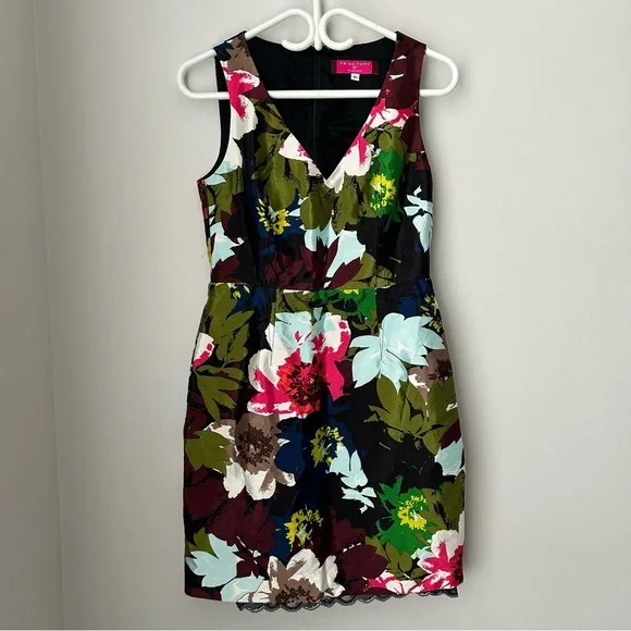 Trina Turk Watercolor Cosima Sheath Dress - Picture 3 of 8